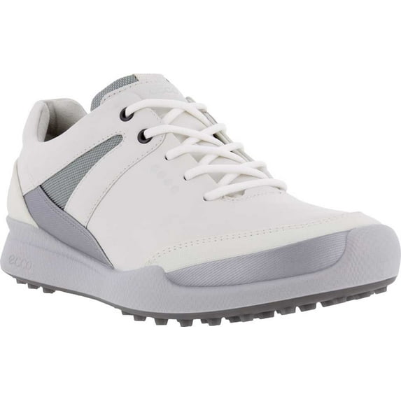 ECCO Women's Biom Hybrid 1 Golf Shoe White/Silver Metallic/White 37 M