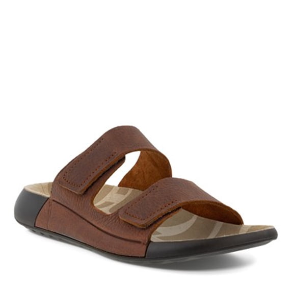 ECCO Women's Cozmo Two Band Slide Sandal, Tuscany, 6-6.5