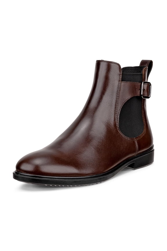 Women's Dress Classic 15 mm Buckle Bootie with 0.6 Inch Heel