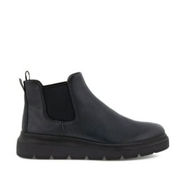 Ecco Elaine Women s Leather Slip On Chelsea Boot In Black Size 11 11.5 Walmart