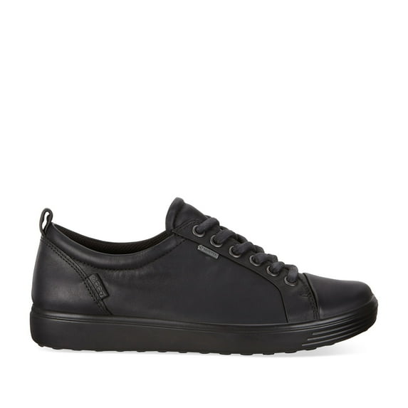 ECCO Women's Soft 7 Lace Up GTX in Black, 39 EU