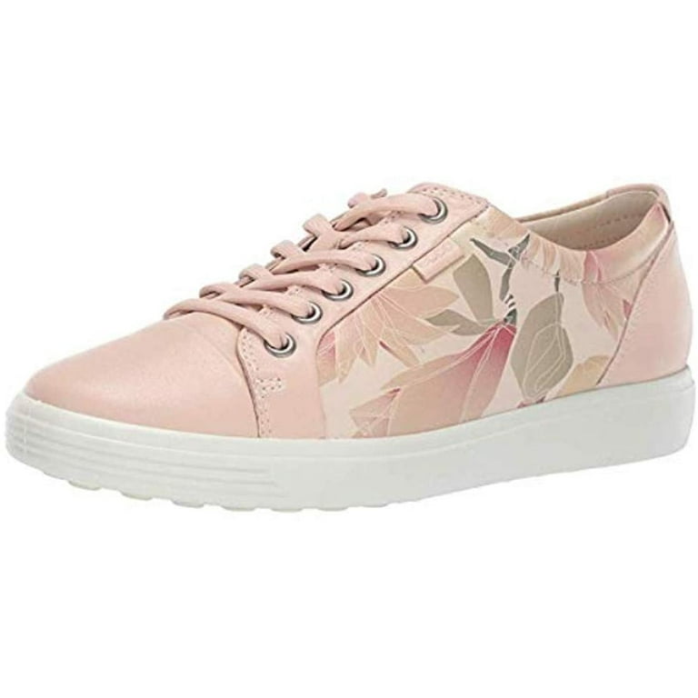 ECCO Women's Soft Sneaker, Rose Dust Floral,