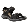 thumbnail image 1 of ECCO Women's Yucatan Sandal Black/Mole/Black - 069563-50034, 1 of 7