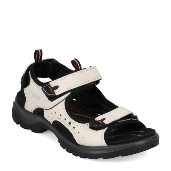 ECCO Women's Yucatan Sport Sandal, Shadow White, 6-6.5