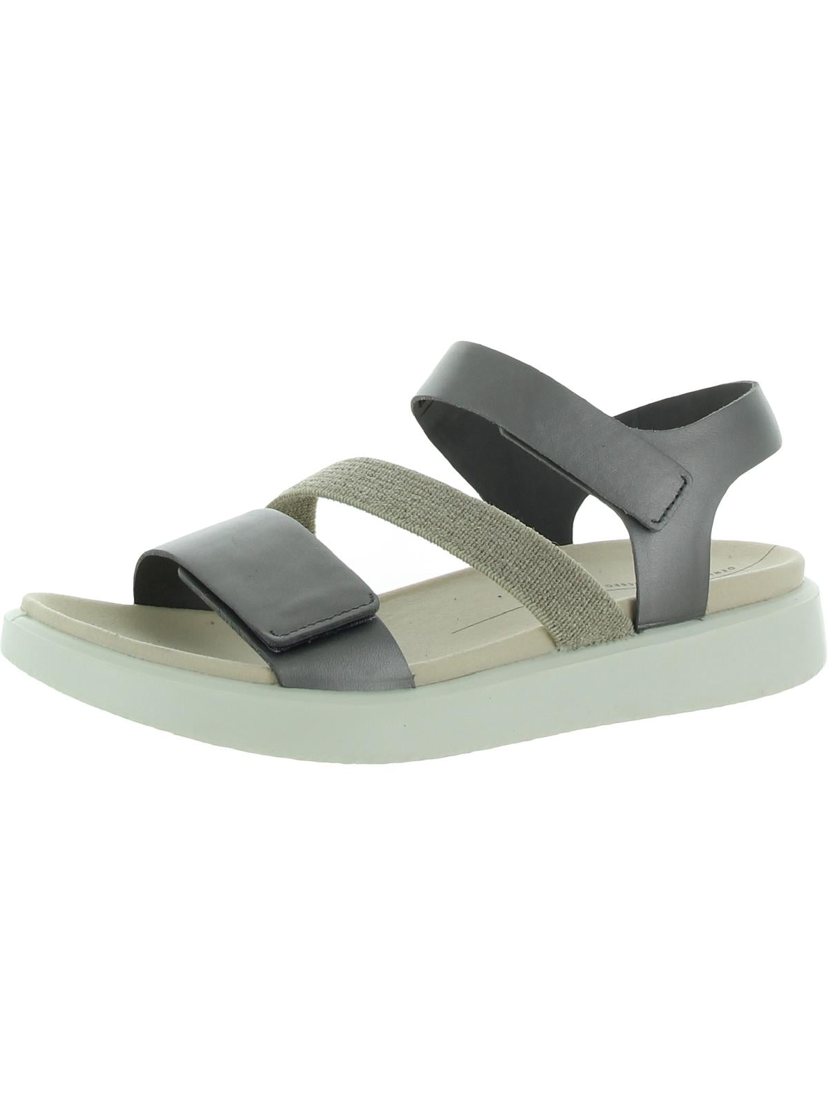 ECCO｜SANDALS (FLOWT W (273713-02021)) Women's ECCO® Flowt Nubuck Flat Sandal | Brown