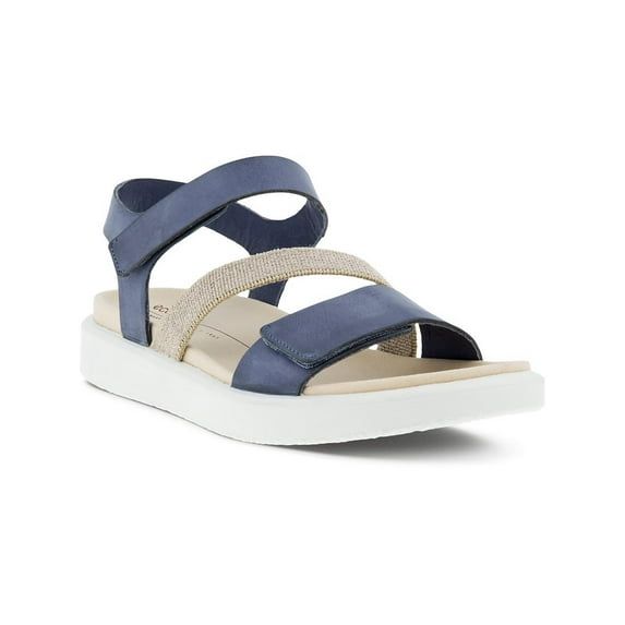 ECCO Women's Flowt Flat Sandal in Misty, 41 EU
