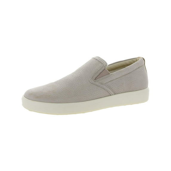 ECCO Womens Leather Lifestyle Slip-On Sneakers