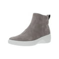 thumbnail image 1 of ECCO Womens Soft 7 Zip  Leather Ankle Wedge Boots, 1 of 3