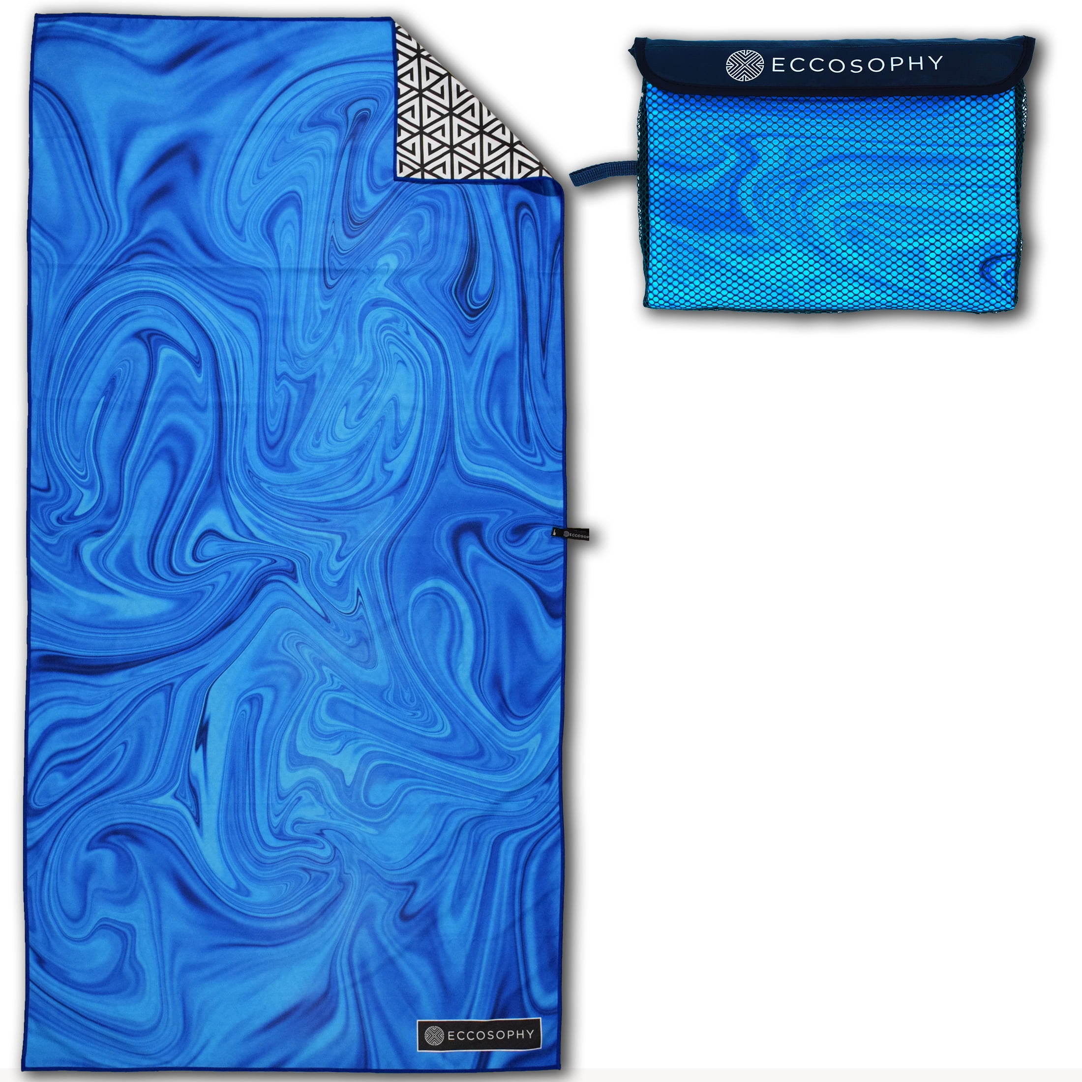 ECCOSOPHY Sand Free Microfiber Beach Towels Quick Dry Pool Towels