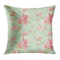thumbnail image 1 of ECCOT Baby Spring Blossom Flowers Floral Shabby Chic Pattern in French Lace Heart Girl Congratulation Pillow Case Pillow Cover 20x20 inch, 1 of 1