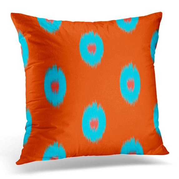ECCOT Colorful Bohemian Ikat Pattern Geometric Abstract Shapes Traditional on The in Countries Boho Pillowcase Pillow Cover Cushion Case 18x18 inch