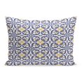 thumbnail image 1 of ECCOT Mexican Tiles Blue Yellow and White Ornaments Portuguese Azulejos Pillowcase Pillow Cover Cushion Case 20x30 inch, 1 of 1