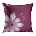 thumbnail image 1 of ECCOT Pink Cherry Abstract Fractal Flowers on Burgundy Copy Creative Elegance Elegant Fantasy Pillow Case Pillow Cover 20x20 inch, 1 of 1