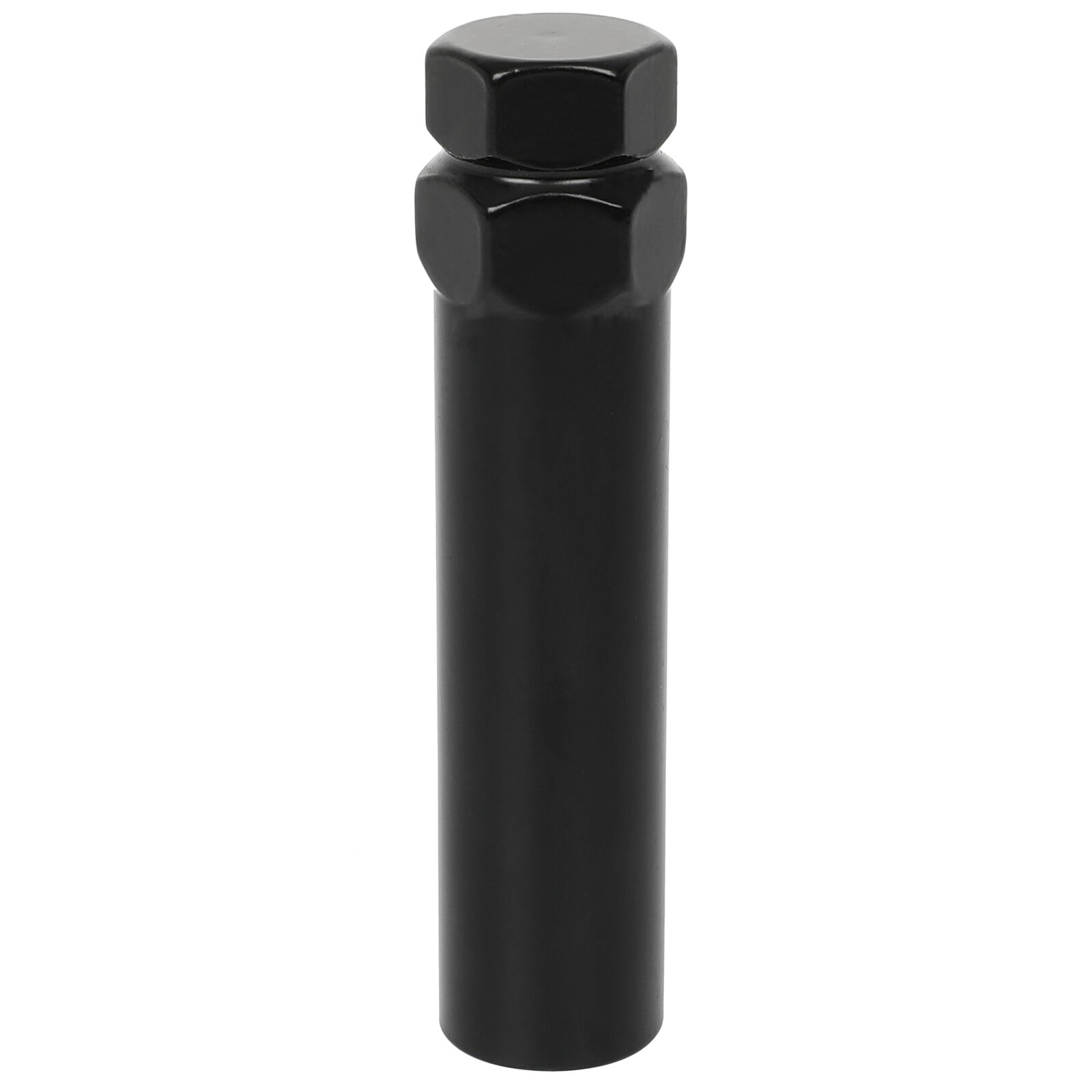 20Pc M12x1.25 Black JDM Open End Spline Wheel Lug Nuts + Lock Key – 24mm X 50mm