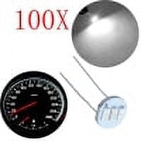 ECCPP 100Pcs White LED 3SMD Bulbs Instrument Gauge Cluster Backlight Light for GM 12V
