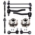 thumbnail image 1 of ECCPP - 10PCS Front Inner Outer Tie Rod End Sway Bar Link Wheel Hub Bearing Compatible Fit 2007-2013 For Nissan Altima Suspension Kit, 1 of 5