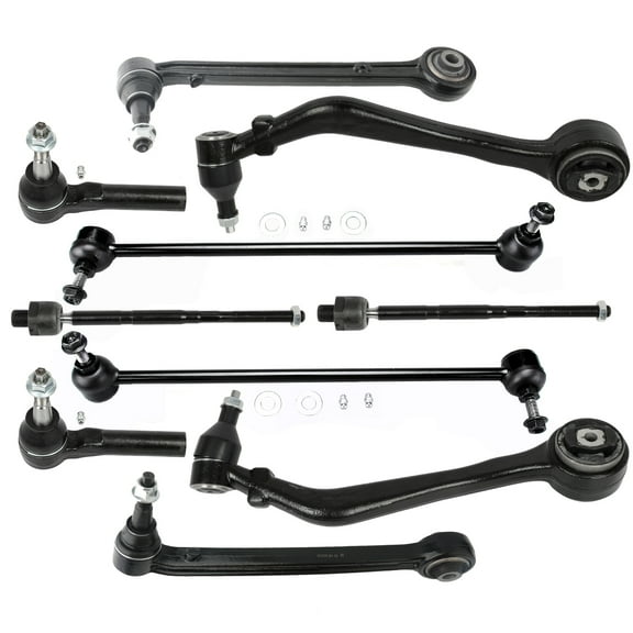 ECCPP 10Pcs Suspension Kit Front Lower Forward/Rearward Control Arms Tie Rod Ends Sway Bar End links for Chevrolet Camaro 2010 2011 2012 2013 2014 2015