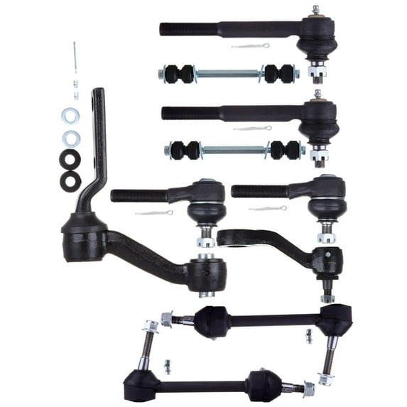 ECCPP 10pcs Inner Outer Tie Rod End Sway Bar Link Pitman Arm Idler Arm fit for 1995-1997 For Ford Crown Victoria 1995-1997 For Lincoln Town Car 1995-1997 For Mercury Grand Marquis