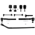 thumbnail image 1 of ECCPP 10pcs Inner Tie Rod End Outer Tie Rod End Sway Bar End Link Lower Ball Joint Upper Ball Joint Outer Upper Tie Rod End fit for 2007-2016 For Jeep Wrangler, 1 of 5