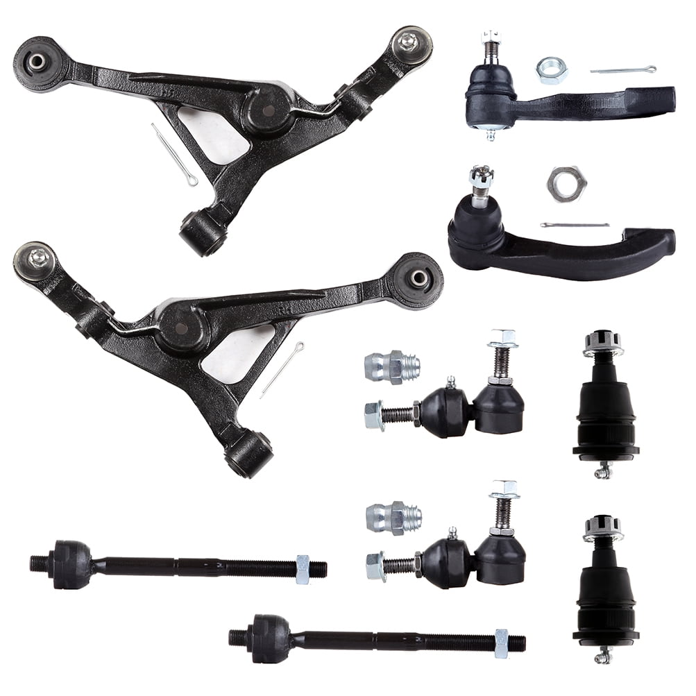 ECCPP 10pcs Lower Control Arm Inner Tie Rod End Outer Tie Rod End Sway Bar End Link Upper Ball Joint fit for 1996-2006 For Chrysler Sebring 2001-2006 For Dodge Stratus