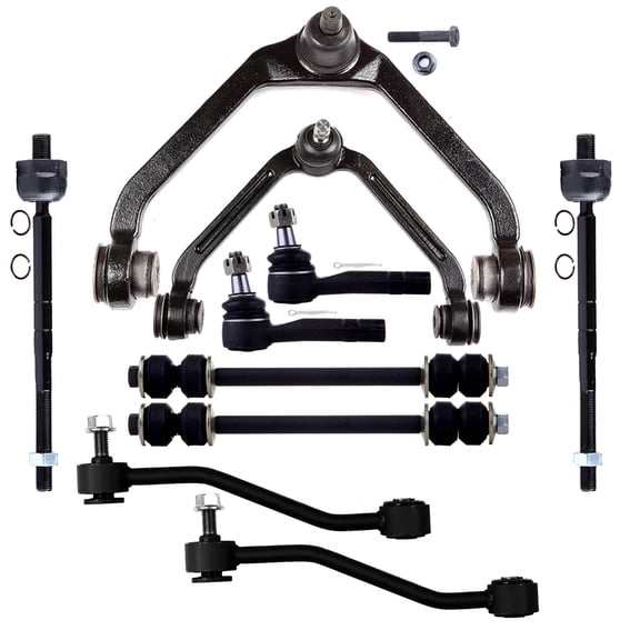 ECCPP 10pcs Upper Control Arm Inner Outer Tie Rod End Sway Bar Link fit for Ford Explorer Ranger For Mazda B2500 B4000 For Mercury Mountaineer