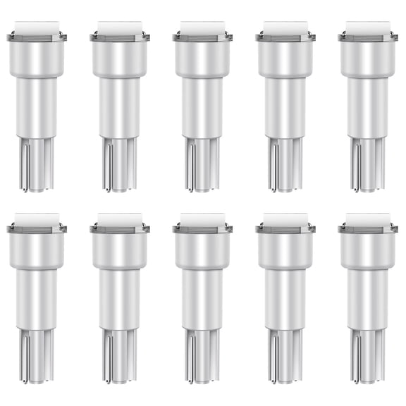 ECCPP 10x Instrument Cluster Dash Panel Lights T5-1-5050-SMD-White 17, 18, 27, 37, 58, 70, 73, 74, 79, 85, 86, 206, 207, 286, 306, 307, 308, 406, 407 2721