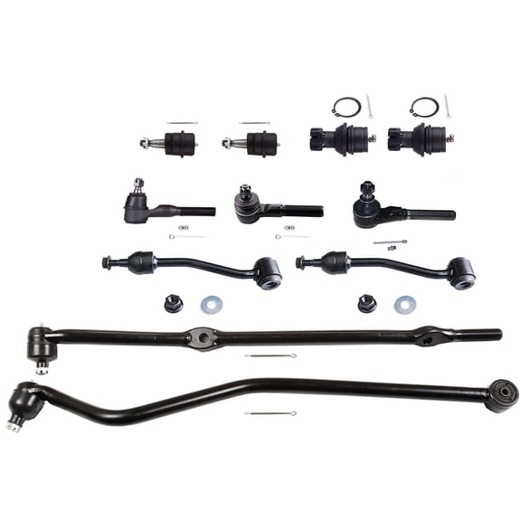 ECCPP - 11PC Upper Lower Ball Joint Tie Rod End Track Bar Sway Bar End Link - Compatible with 1997-2006 for Jeep Wrangler 1997-2006 for Jeep TJ Suspension Kit
