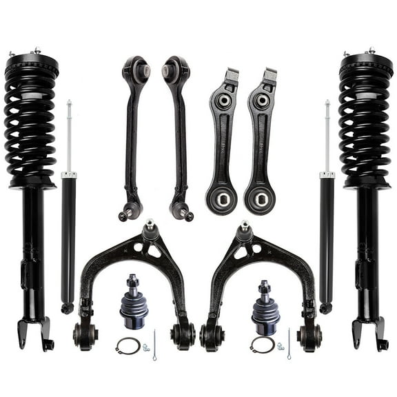 ECCPP 12PCS Complete Struts Assembly Ball Joint Control Arm and Ball Joint Assembly shock absorber for Chrysler 300 2005-2010 ,for Dodge Charger 2006-2010 ,for Dodge Magnum 2005-2008 ,