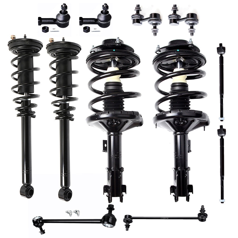 ECCPP 12PCS Front and Rear Complete Struts Assembly Stabilizer Bar Link ...
