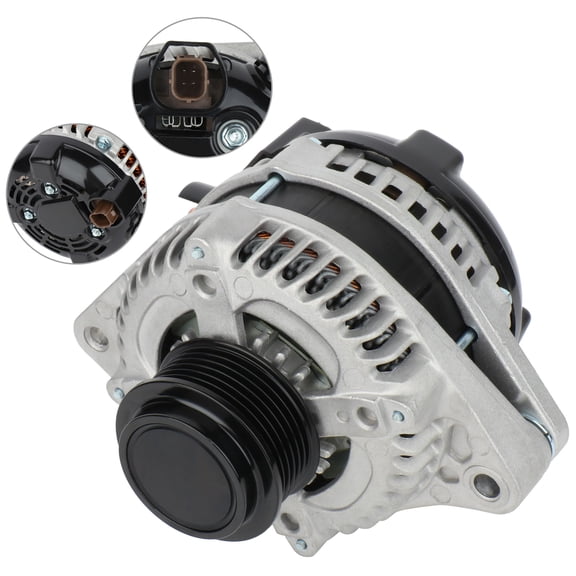 ECCPP 12V 130A Alternator CW Rotation 6-Groove Pulley Fits 2012-2014 for H-onda Ridgeline 3.5L Replace OE 104210-1240