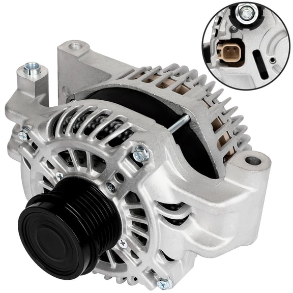 ECCPP 12V 140A Alternator CW Rotation 6 Groove Clutch Pulley Fits 2013-2016 for Dodge Dart 2.4L Replace OE 56029580AA