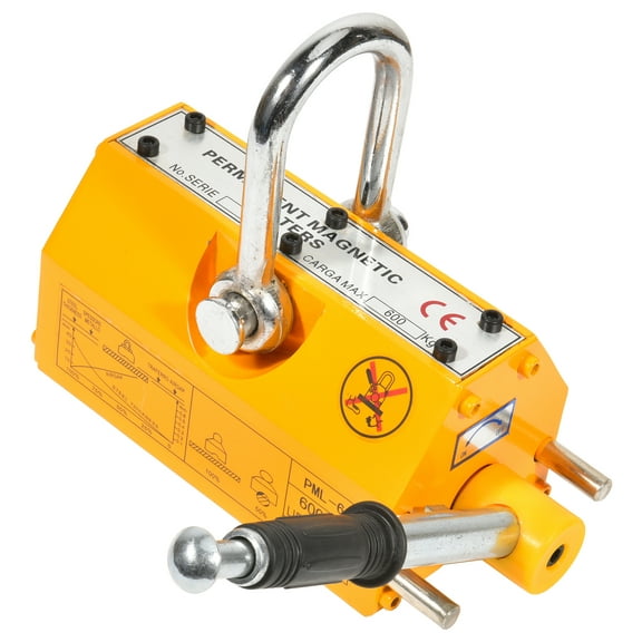 ECCPP 1320LB Steel Magnetic Lifter Heavy Duty Crane Hoist Magnet, 600 KG