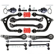 ECCPP - 16PC Front Lower Upper Control Arm And Ball Joint Sway Bar End Link & Bushing Tie Rod End Fit For Chrysler 300 For Dodge Challenger For Dodge Charger For Dodge Magnum