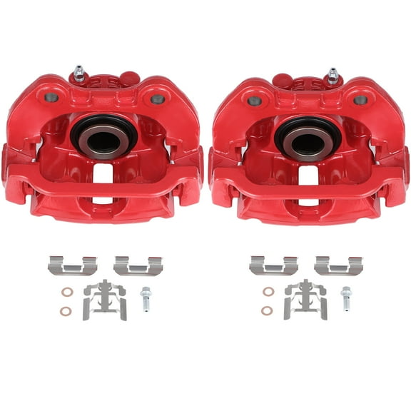 ECCPP 18-B4726/27Rear Left Right Red Brake Caliper Assembly fit For Cadillac DeVille For Chevrolet Astro/Avalanche 1500/Silverado 1500 HD/Suburban 1500/Tahoe For GMC Safari/Sierra 1500/Yukon 1999-2005