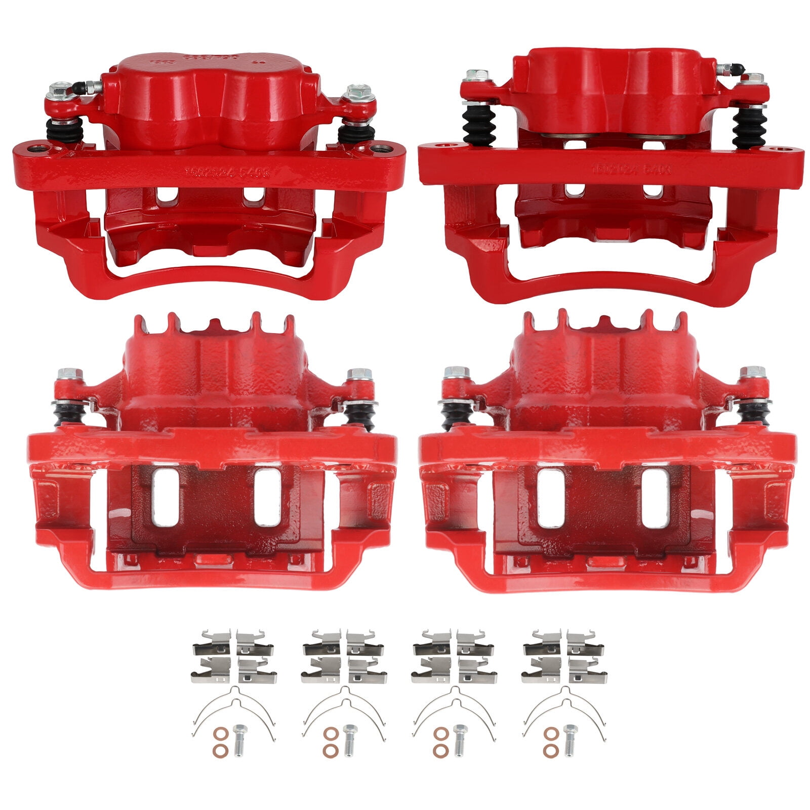 Detroit Axle - Rear Brake Calipers for 2000-2004 Ford F-250 F-350 Super Duty 2000-2005 Excursion, Disc Brake Calipers with Bracket Replacement