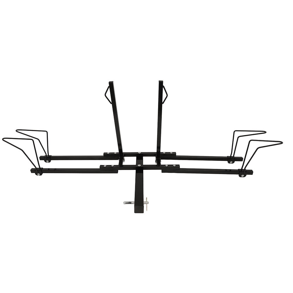 ECCPP 2Bike Black Hitch Rack Bike Rack 2 Inch Receiver Universal Fits