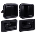 thumbnail image 2 of Set Of 4 Black Exterior Door Handles For Jeep Wrangler TJ (1997-2006) – Front Left & Right, Direct Replacement By ECCPP 2 of 3