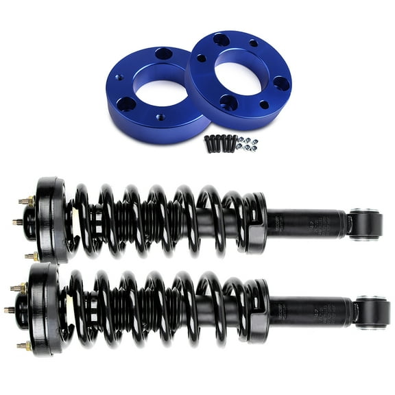 ECCPP 2 inch lift kit+Complete Strut Front Pair Struts Spring Assembly Shock Absorber for 2009-2013 for Ford for F-150 4x4 Models Only