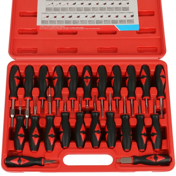 ECCPP 23 PCS Universal Terminal Release Kit Universal Wire Connector Removal Pin Extractor Release Tool Fit For American Domestic and Imported Vehicles