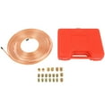 thumbnail image 1 of ECCPP 25 Ft 3/16 Copper Coated Brake Line Tubing Kit with 16 Fittings and 4 Unions, 1 of 5