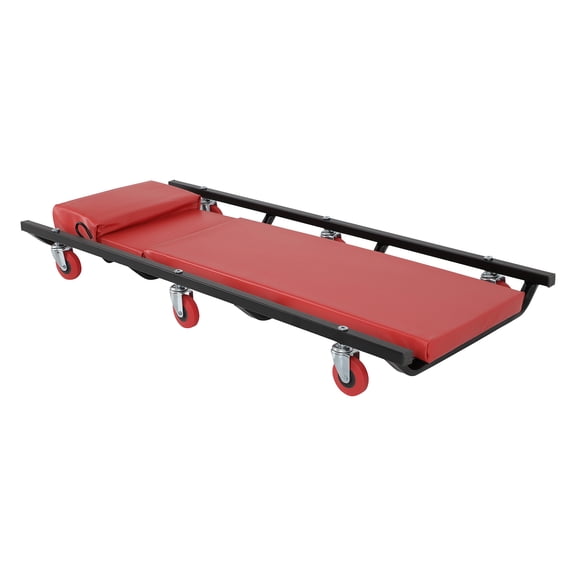 ECCPP 250 LBS Red Rolling Garage/Shop Creeper 40 Padded Mechanic Cart Headable