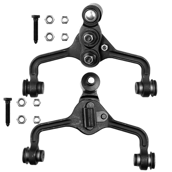 ECCPP - 2PC Upper Control Arm - Compatible with 1995-2002 for Ford Crown Victoria 1995-2002 for Lincoln Town Car 1995-2002 for Mercury Grand Marquis - K80708 K80709 Suspension Kit