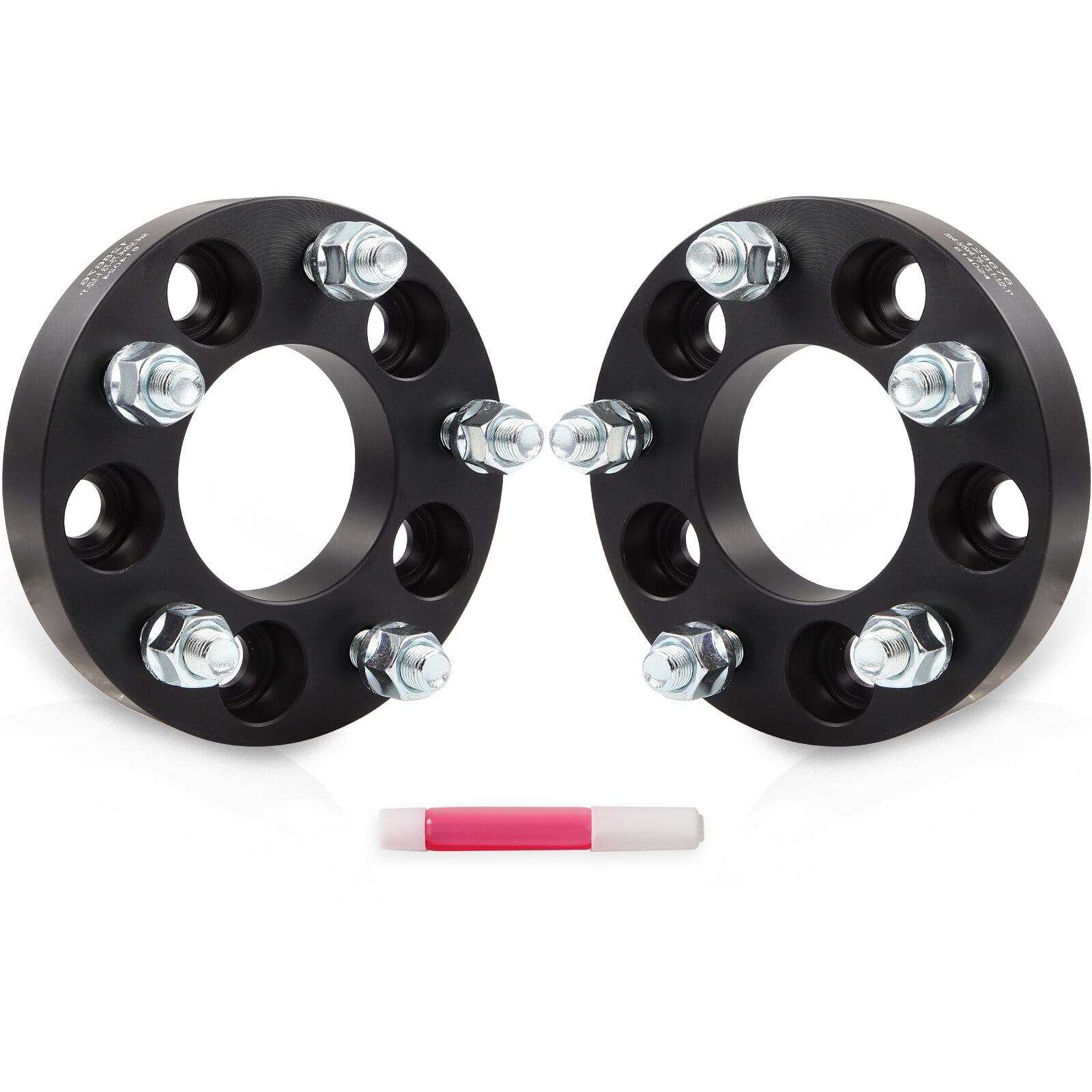 ECCPP 2PCS 1" Wheel Adapters 5x4.5 to 5x4.75 73.1mm CB 1/2"20 Studs Compatible With 20022012