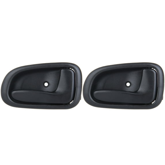 ECCPP 2Pcs Door Handles Black Interior Right Side for 1993 1994 1995 1996 1997 for Toyota Corolla for Geo Prizm