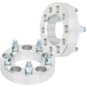 ECCPP 2X 1.25 inch Silver 5x114.3 Wheel Spacers 5x4.5 to 5x4.5 1/2" 82.5mm Compatible with 1983-2011 for Ranger 2007-2013 for Edge