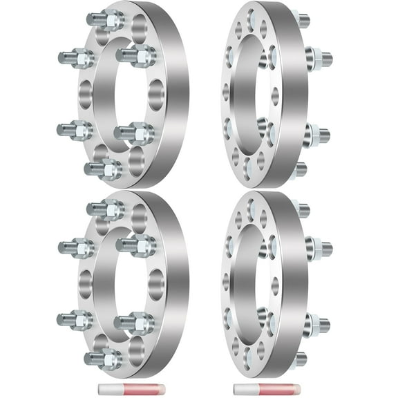 ECCPP 2X 1 inch 6x5.5 to 6x5.5 Wheel Spacers 6 Lug 6x139.7mm to 6x139.7mm 12x1.25 Studs 108mm ID Fits select: 2004-2015 NISSAN TITAN, 1998-2004 NISSAN FRONTIER