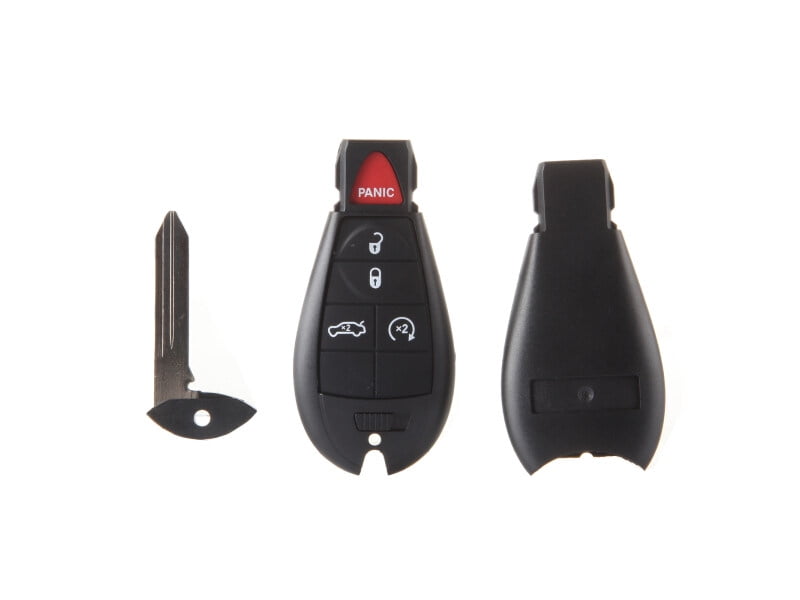ECCPP 2-Pack Key Fob Replacement For Chrysler, Dodge, Jeep (2008-2015) - 433MHz, Fits 56046639AC/AD/AE