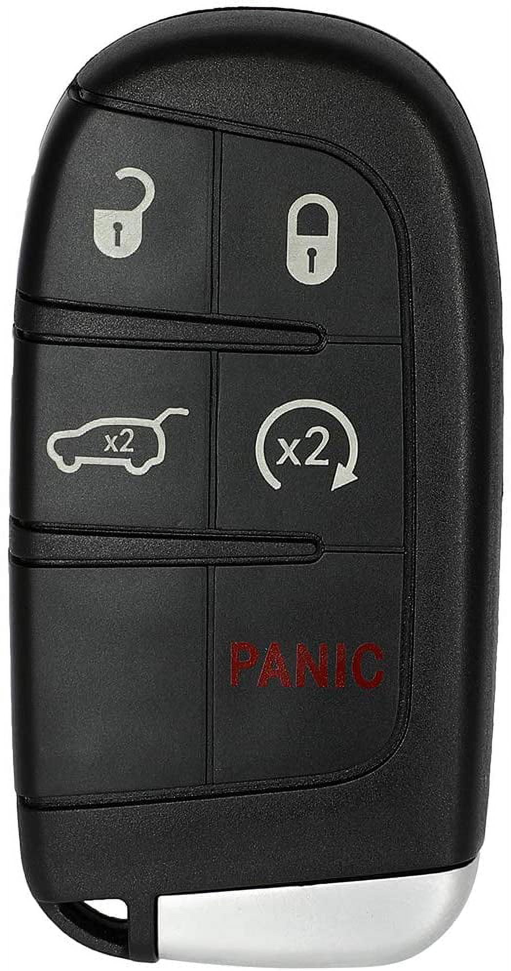 ECCPP 2X Replacement Remote Key Shell Case Uncut Ignition for Jeep