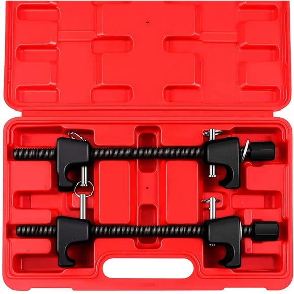 ECCPP 2pc Coil Spring Compressors for MacPherson Struts Shock Absorber Car Garage Tool with Detent Pins