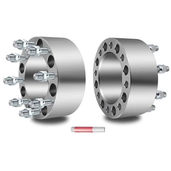 ECCPP 2pcs 8 Lug Wheel Spacer Adapters 3" 75MM 8x6.5 to 8x6.5 125MM fits 1994-2011 for Dodge RAM 2500/3500 1988-1998 for Ford F-250/F-350 for Econoline 250/350 with 9/16x18 Studs&Lug Nuts